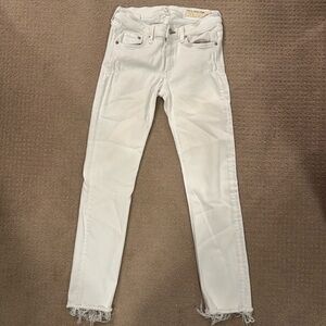 Rag & Bone stretchy white jeans